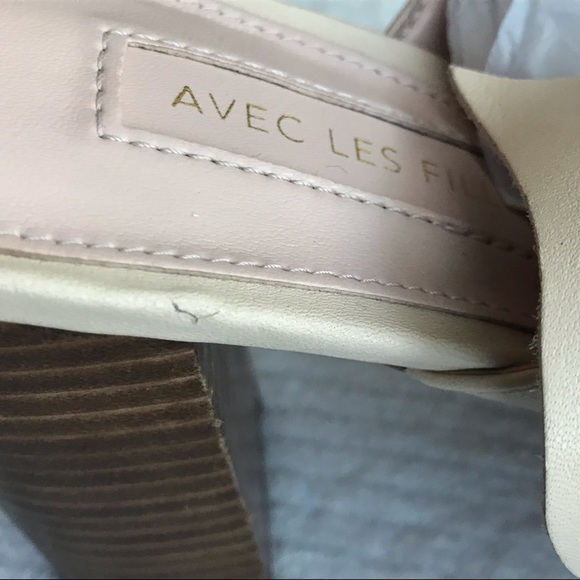 Avec Les Filles Anthropologie Pink Sand Sandals - Picture 7 of 7